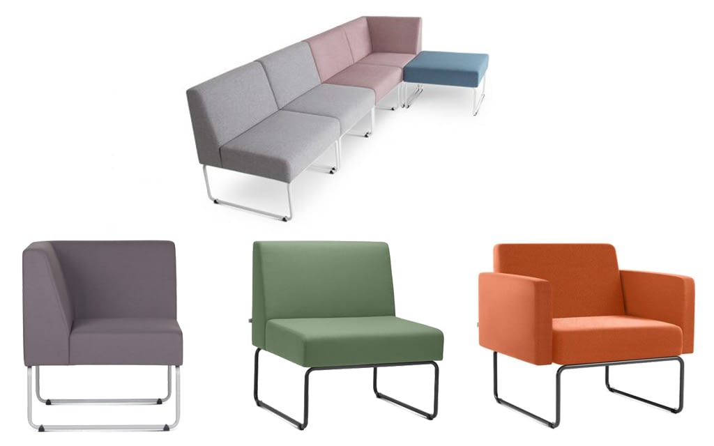H Linha Confort Módulos, sofás, poltronas e assentos que alinham beleza, versatilidade e resistência