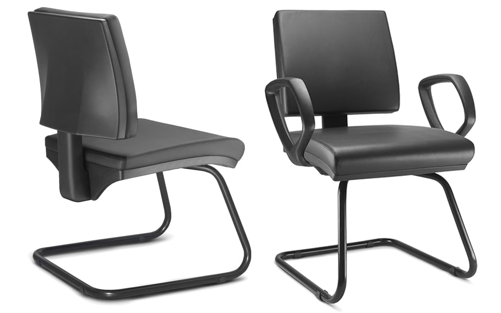serie 7000 1 Design sofisticado Encosto e assento tapeçados Estrutura metálica ou cromada