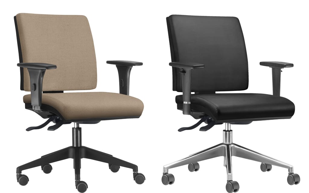 H Série 700 Mecanismo de ajuste de altura e inclinação do encosto que proporciona perfeita ergonomia e maior conforto